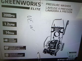 Pressure washer.
