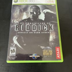 $28 The Chronicles Of Riddick: Assault On Dark Athena  Xbox 360