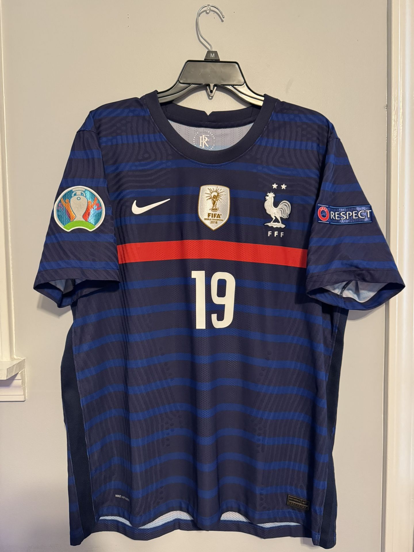 #19 Karim Benzema 20/21 France Home National team Authentic Nike Jersey