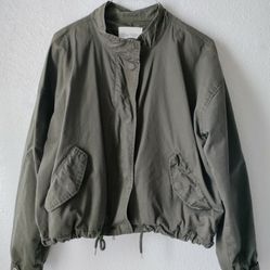 Sky And Sparrow Women's Jacket Army Green Size XL