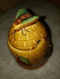 Ceramic Honey Pot