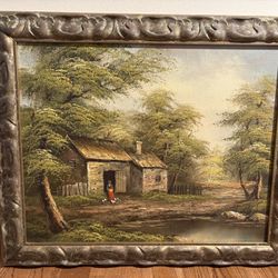 E Dickens. - Signed Oil Painting