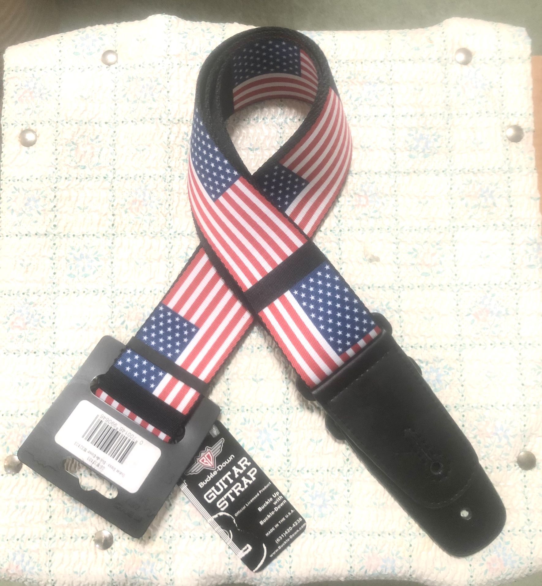 USA FLAG 🇺🇸 GUITAR STRAP, New with Tags
