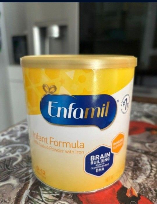 Enfamil Baby Formula Yellow Can