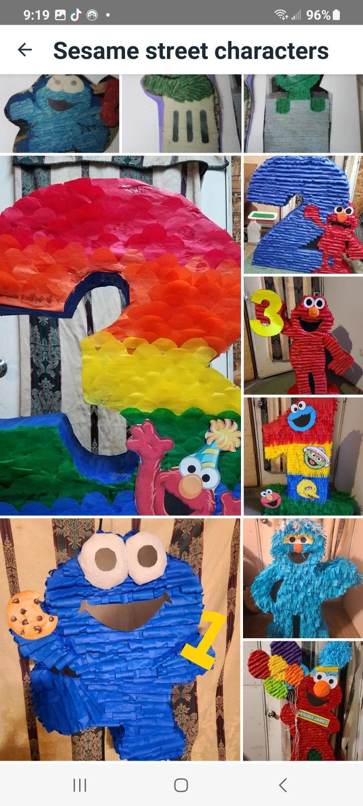 Elmo Pinata Sesame