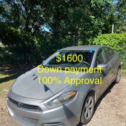 2016 Dodge Dart 100% Approval 