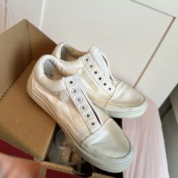 White old school vans