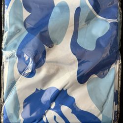 Bape Blue Barber Cape 