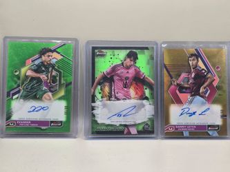 MLS Soccer Autograph Card Lot – Topps Finest & Chrome – RCs + Numbered Autos