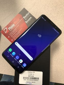 SAMSUNG GALAXY S9! (SPRINT/BOOST MOBILE)