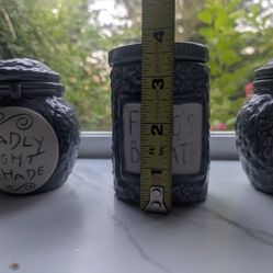 Disney's Nightmare Before Christmas Potion Trinket Jar Set 3 Sally's Apothecary