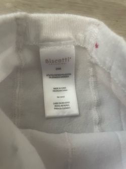 Biscotti Collezioni White Baby Pant 18M