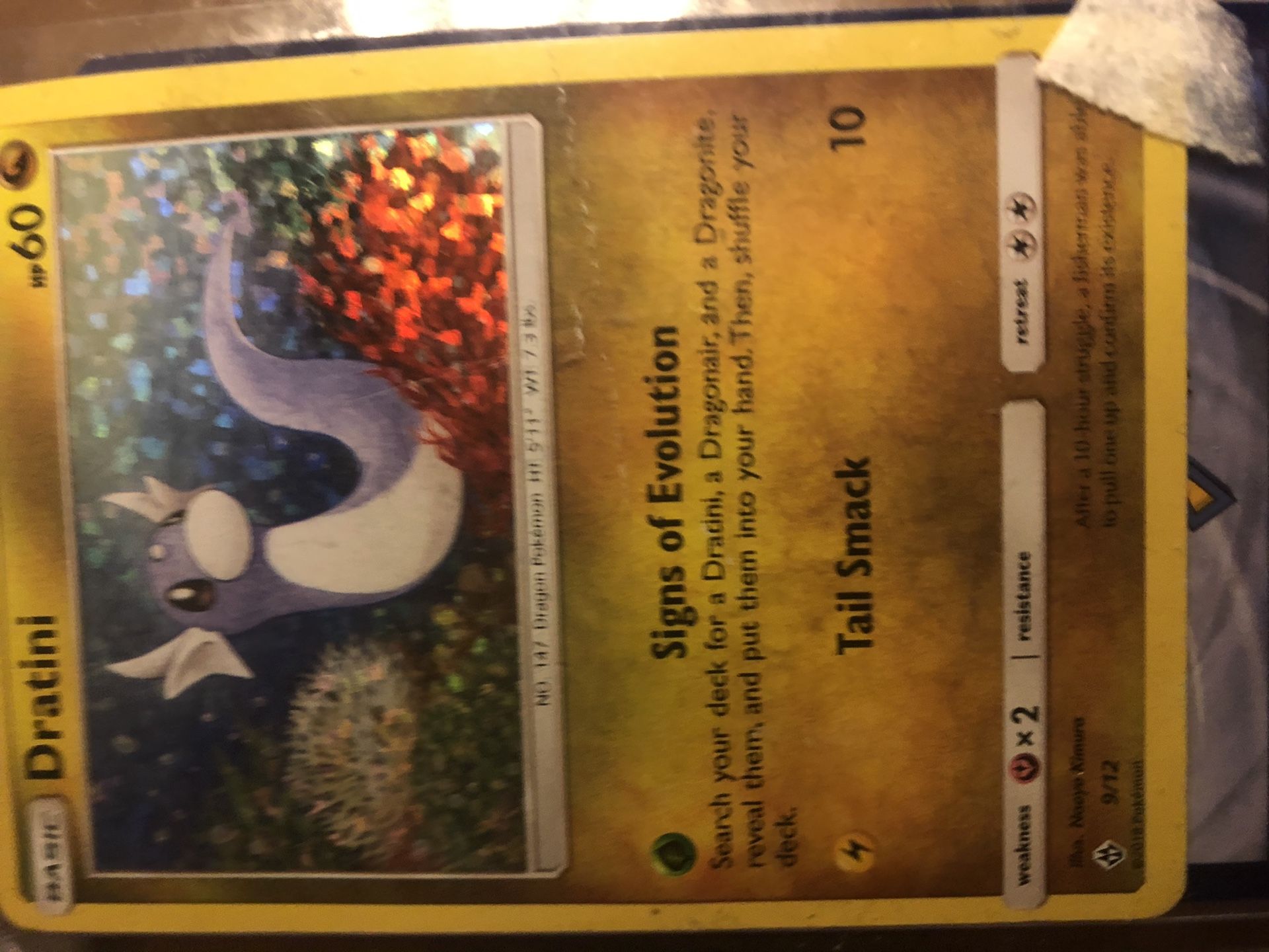 Dratini Pokémon card