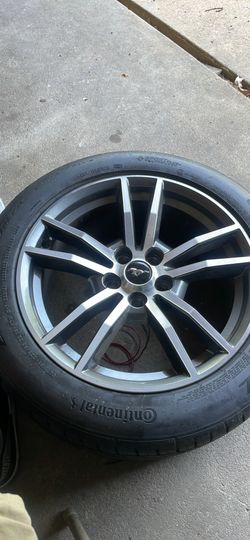 OEM 18” Ford Mustang Wheels & Tires – Set of 4