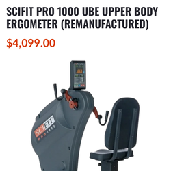 Upper body ergometer