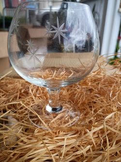 6 Vintage 1950s brandy snifter
