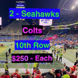 Seahawks Colts Tickets