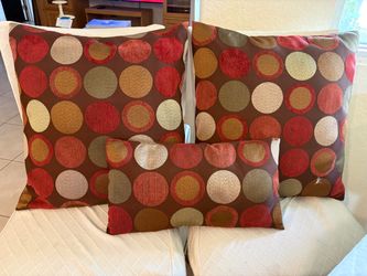 Set of 3 Decorative Throw Pillows