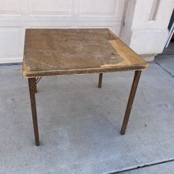 Antique Wood Card Table