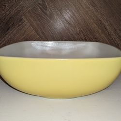 Vintage Yellow Square Pyrex Dish