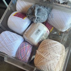 Lot Crochet threads
