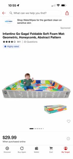 Baby walking mat