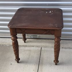 Solid Wood End Table