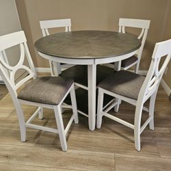 Brand New Dining Set Counter Height 4 Chairs & Table $449