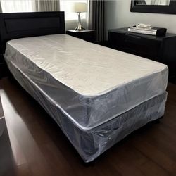 Twin Size Mattress Double Sided Of 10 Inches Thick New From Factory With its Plastic Also Available in Full, Queen or King Same Day Delivery