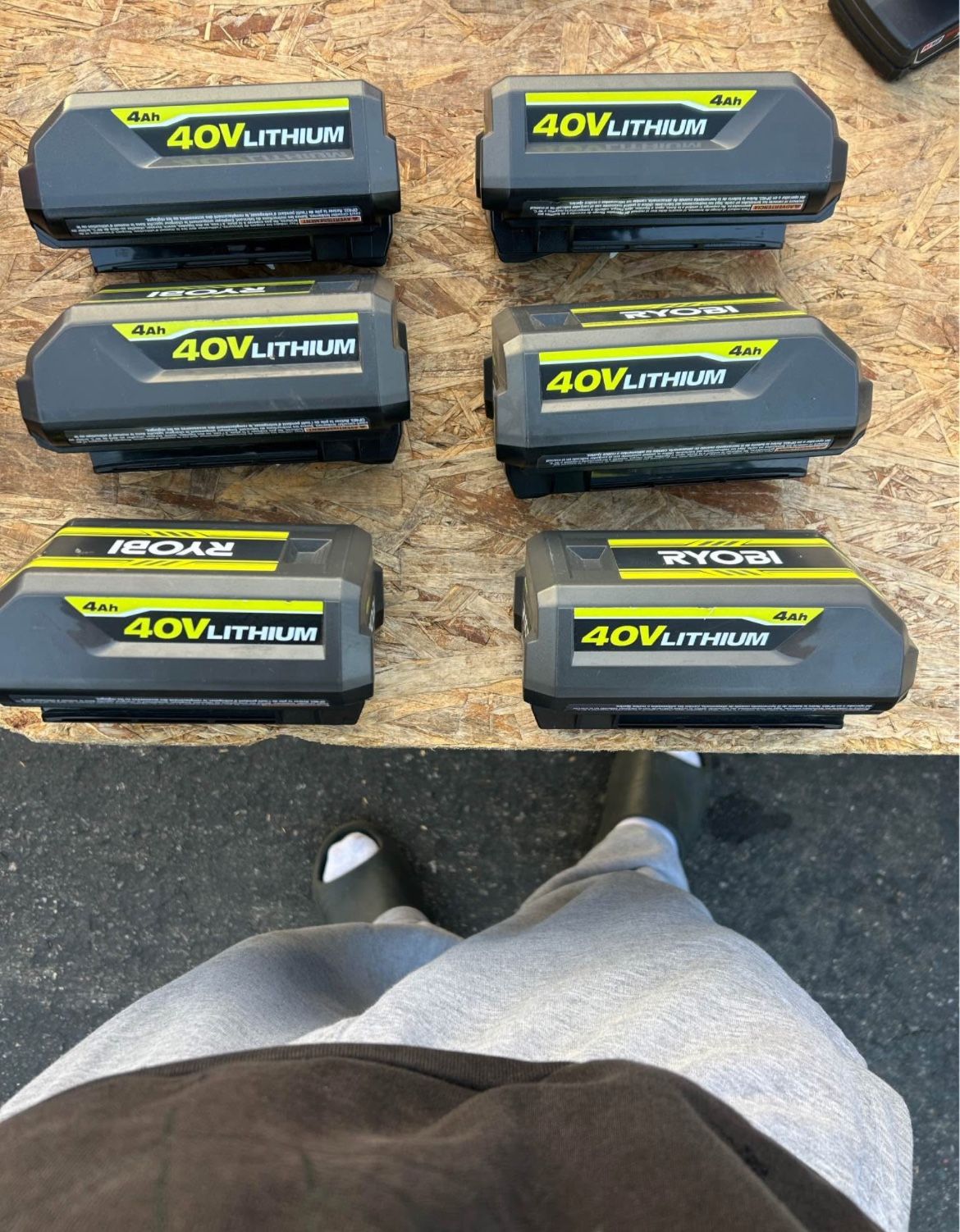 Ryobi 40v 4Ah Battery’s 