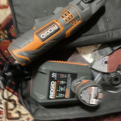 Ridgid Multitols Used And Charger Bag 