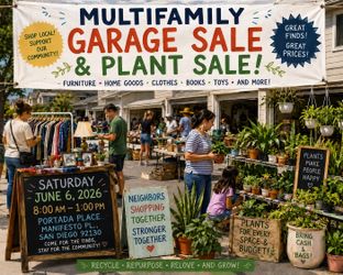 Late start Garage & Plant Sale today!!