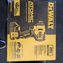Dewalt Atomic Impact Driver With Batteries Charger And Bag