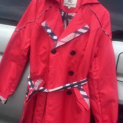 Burberry Ladies Coat  Size Medium 