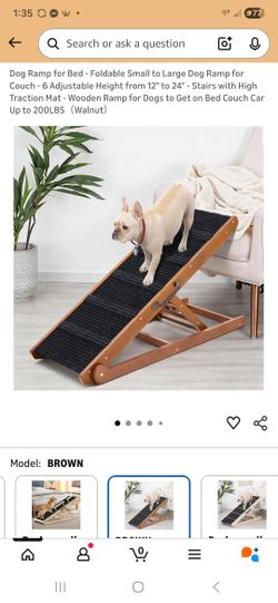 Adjustable Dog Ramp New 