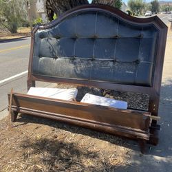 Free King Size Bed Frame And Box Springs 