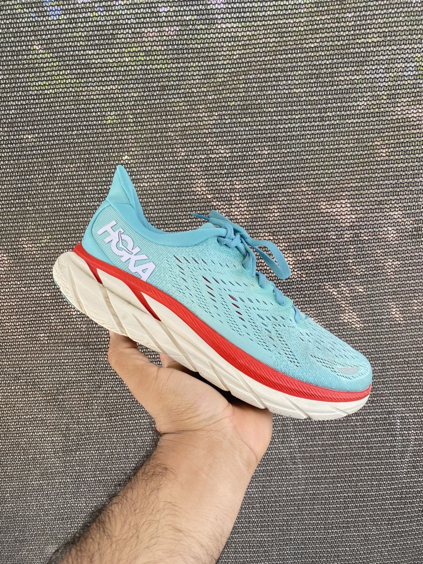 Hoka one one Clifton 8 Aquarelle / Eggshell Blue