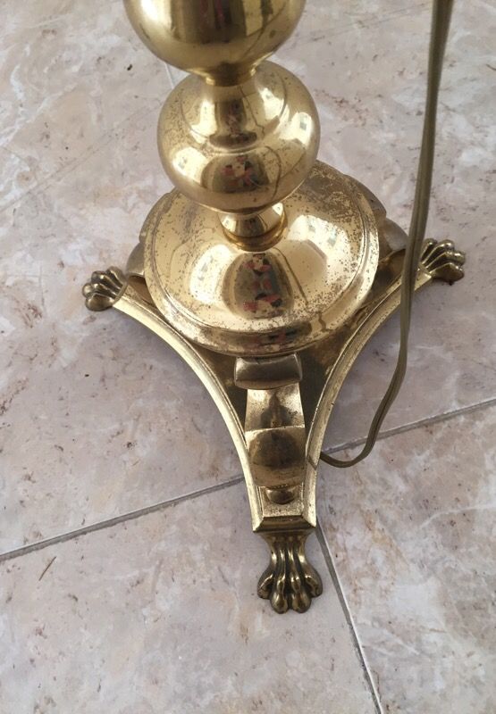 Vintage Solid Brass Floor Lamp Design Ideas