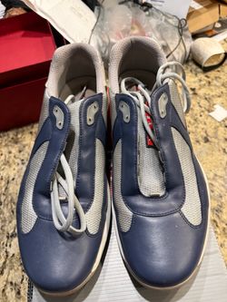 Prada America's Cup Sneakers Navy