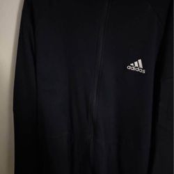Adidas Hoodie Full Zip Blue Size XXL