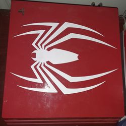 PS4 PRO SPIDER-MAN CONSOLE AND POWER CORD ONLY NO CONTROLLER $160 FINAL PRICE 
