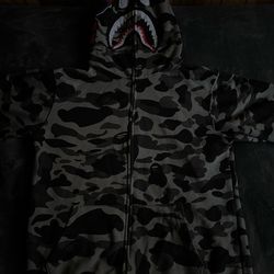 Grey Camo Bape Hoodie