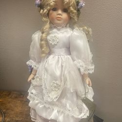 Vintage Porcelain Doll