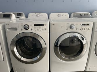 LG washer and dryer