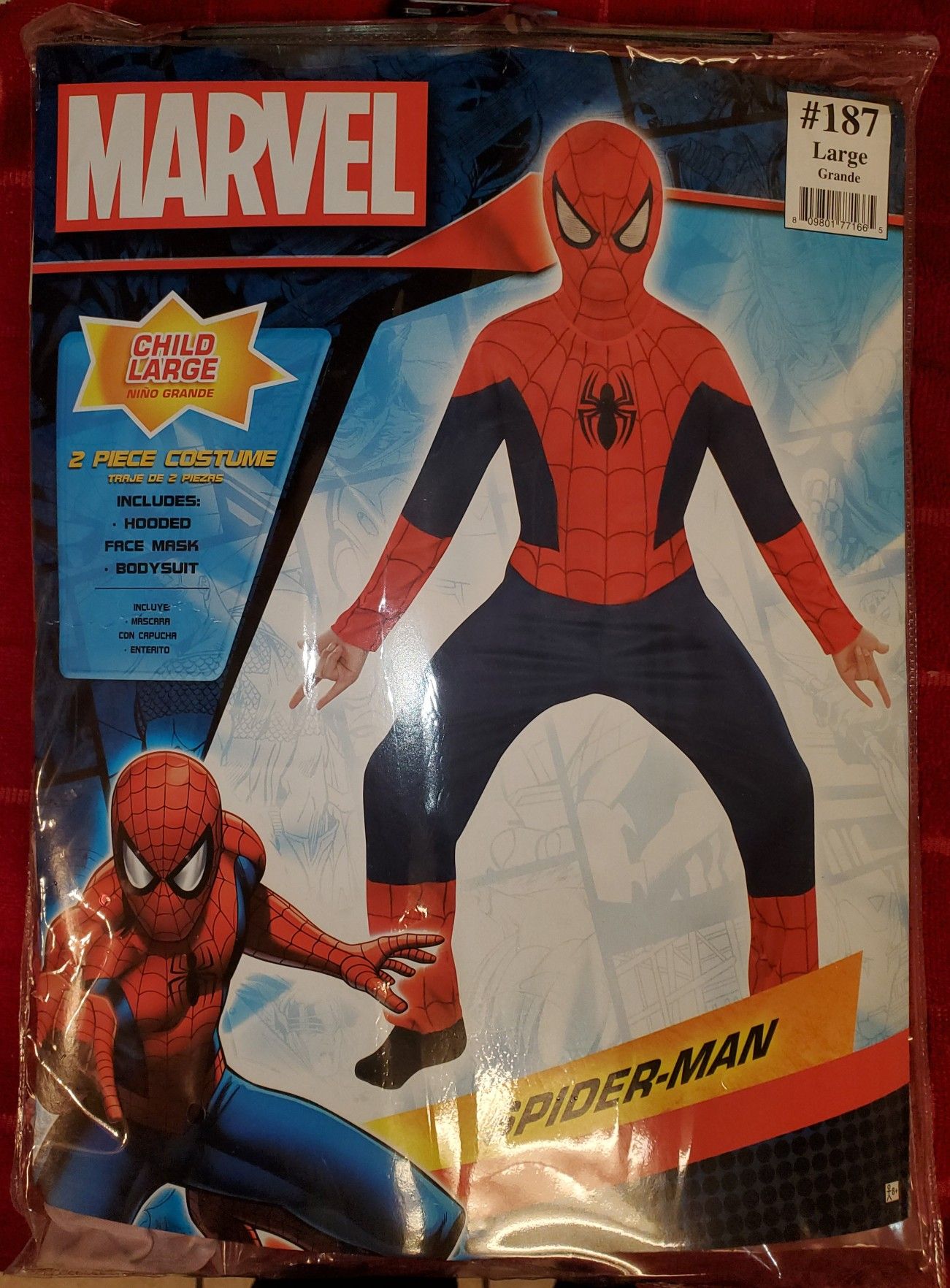 Large Spider-Man Costume for kids
