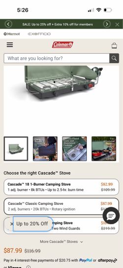 Coleman grill