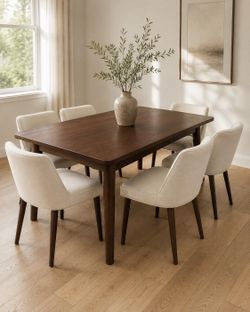 Dark Walnut Dining Table – Table Only – $129.99