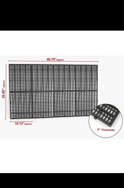 Plastic floor grid fits 43 cages