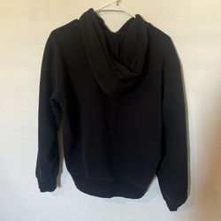 Black zip up hoodie
