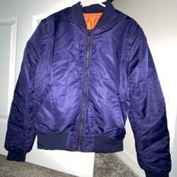 ESNTLS Navy Blue Bomber Jacket (M)